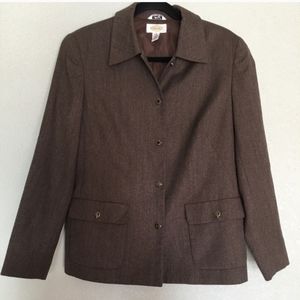 Dark Academia Wool Blazer
